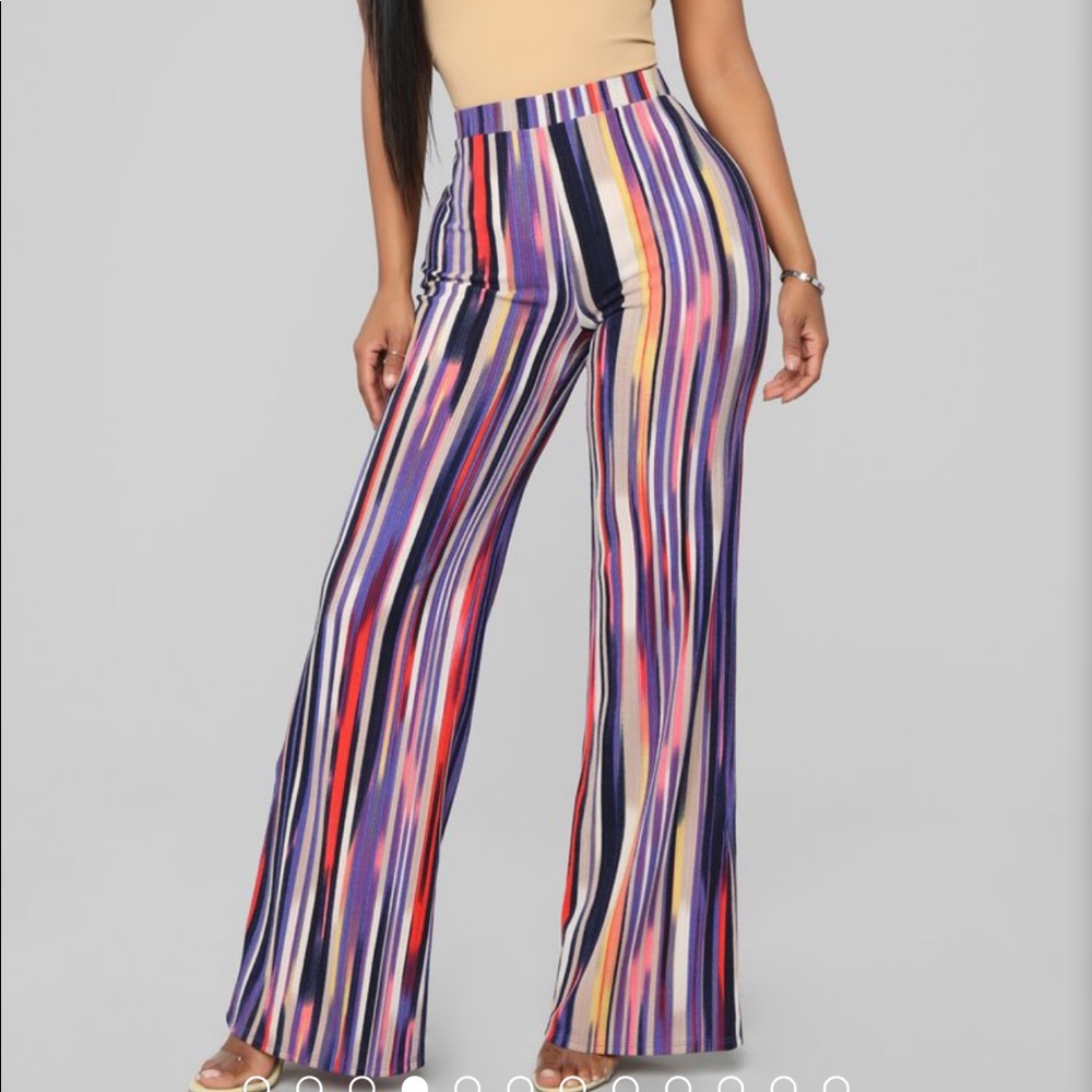 NWOT- Tropics Print Pants- Plus Size